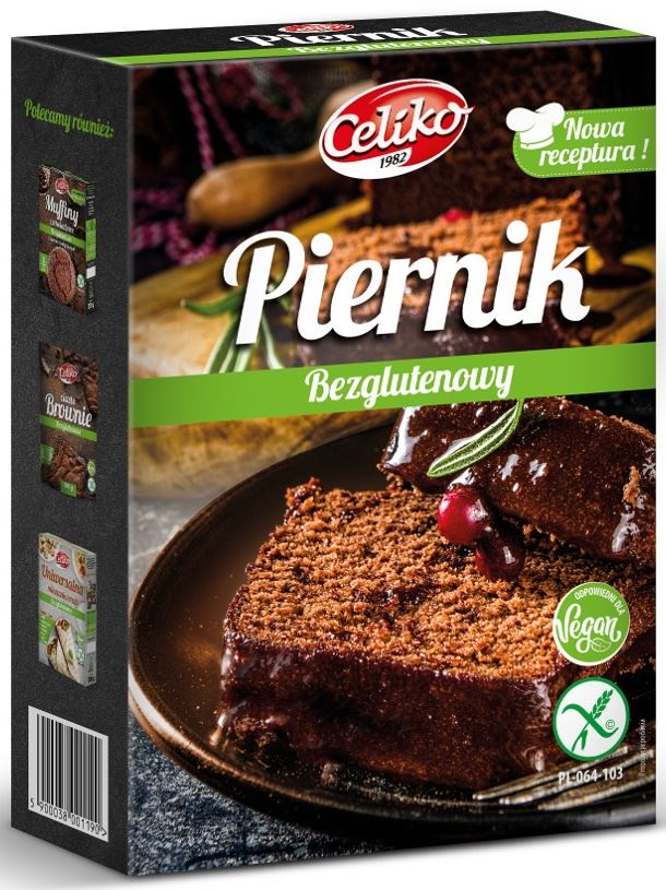 MIESZANKA DO WYPIEKU PIERNIKA BEZGLUTENOWA 300 G - CELIKO