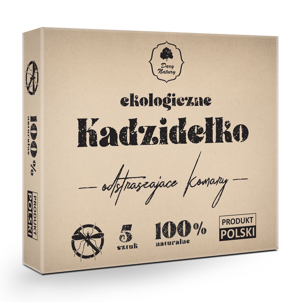 KADZIDEŁKO ODSTRASZAJĄCE KOMARY EKO (5 SZT) - DARY NATURY