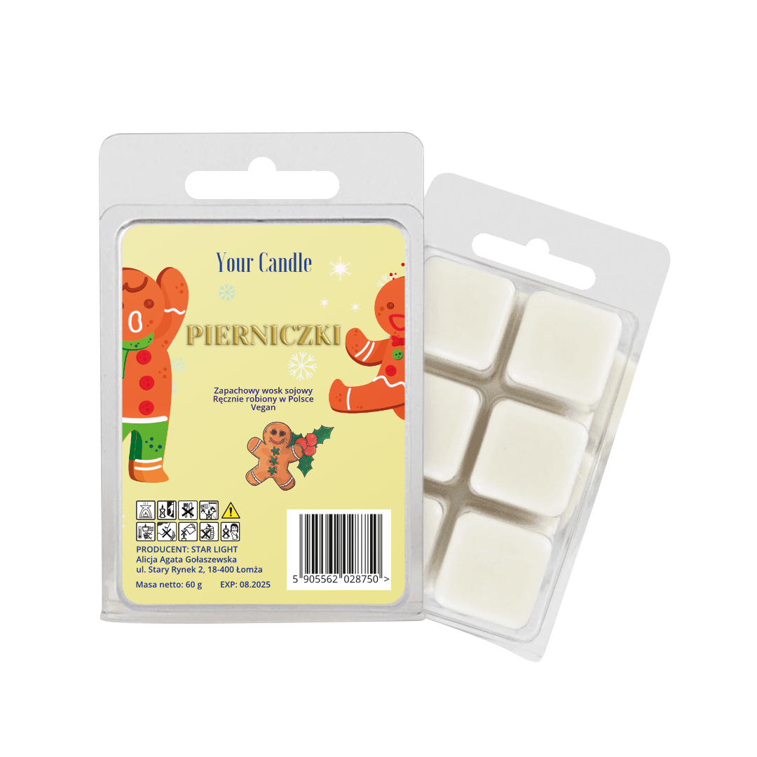 WOSK ZAPACHOWY SOJOWY PIERNICZKI (6 X 10 G) 60 G - YOUR CANDLE