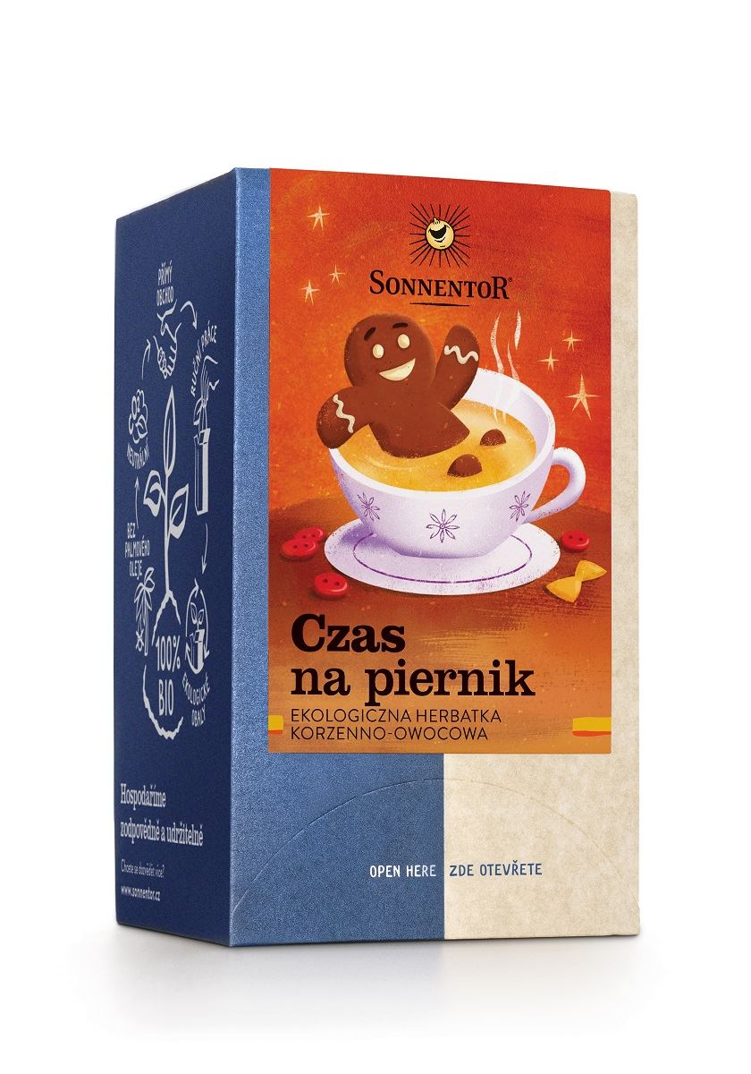 HERBATKA KORZENNO - OWOCOWA PIERNIKOWY CZAS (GINGERBREAD TIME) BIO (18 X 1,8 G) 32,4 G - SONNENTOR