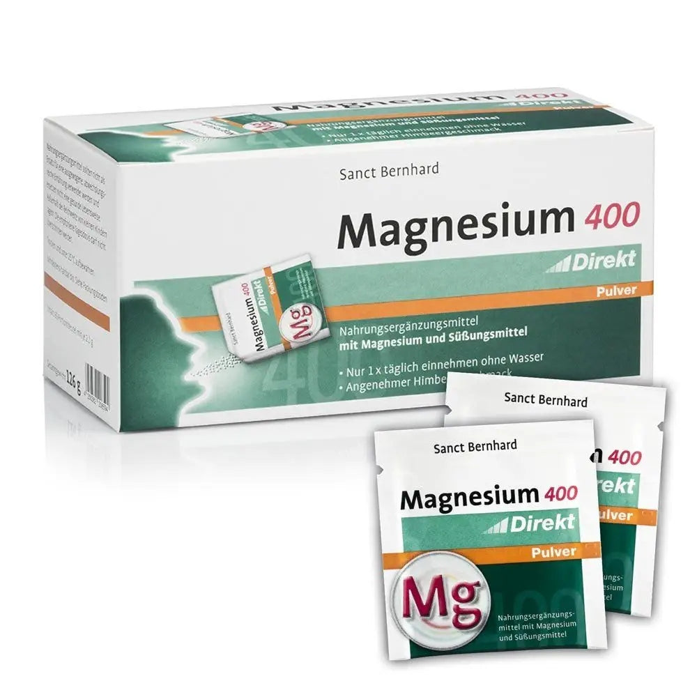 Suplement diety Sanct Bernhard Magnesium 400 mg magnez saszetki 60 szt.