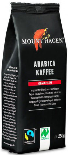 KAWA MIELONA ARABICA 100 % FAIR TRADE BIO 250 G - MOUNT HAGEN