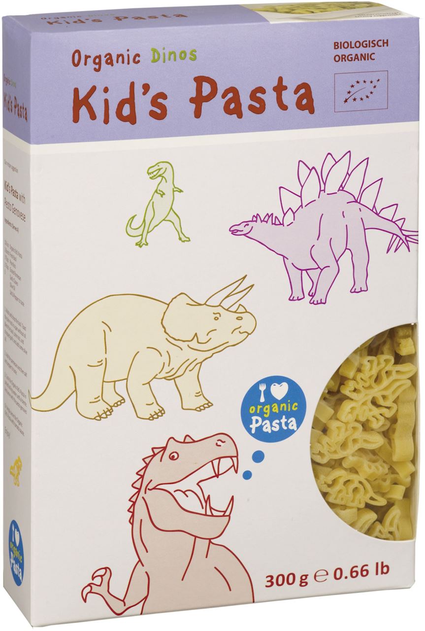 KID'S PASTA (SEMOLINA) DINOS ORGANIC 300 g - ALB-GOLD (KID'S PASTA) Makaron