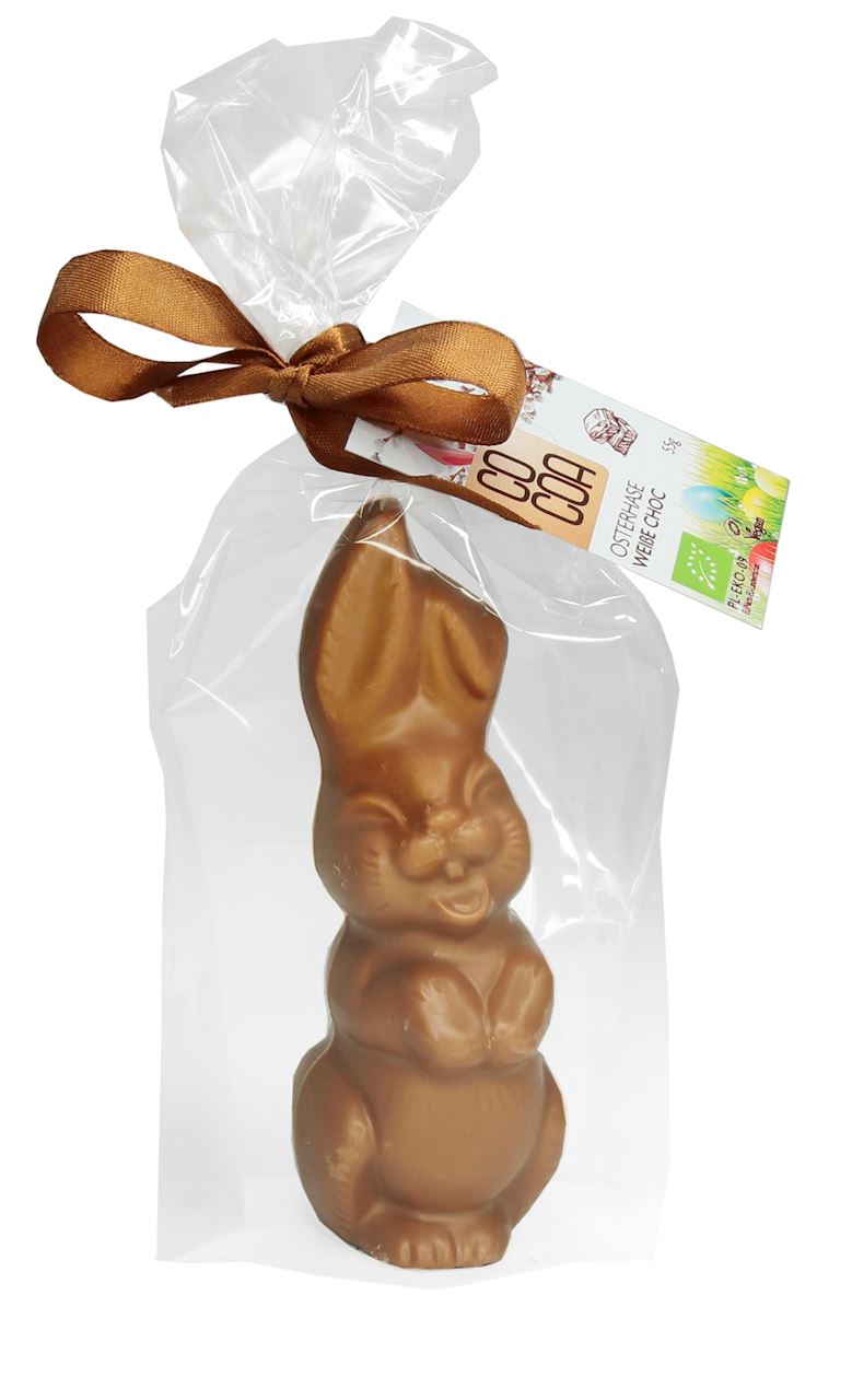 ZAJĄC O SMAKU KARMELOWYM BIO 55 G - COCOA (PRODUKT SEZONOWY)