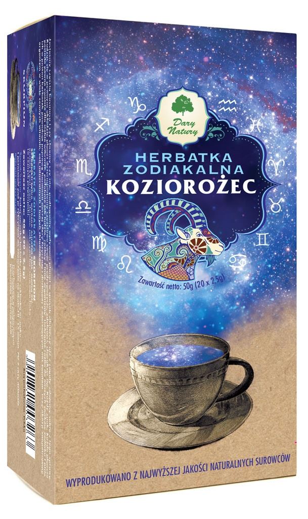 HERBATKA ZODIAKALNA KOZIOROŻEC (20 X 2,5 G) 50 G - DARY NATURY