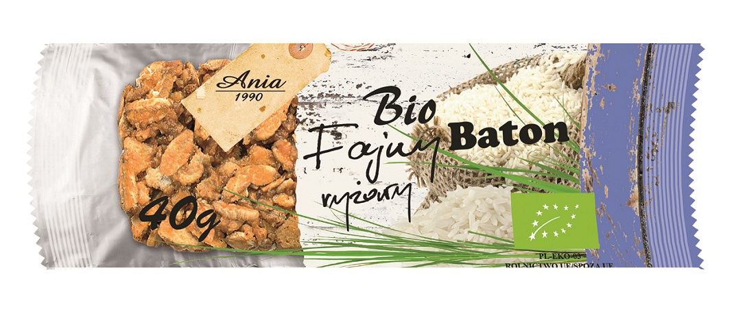 BATON RYŻOWY BIO 40 g - BIO ANIA