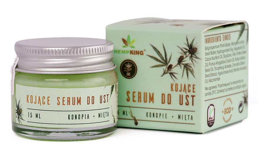 SERUM KOJĄCE DO UST Z CBD I MIĘTĄ 15 ML - HEMPKING