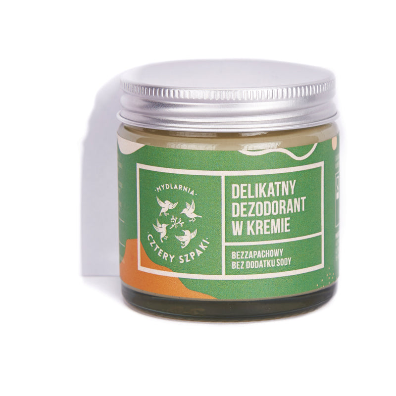 DELIKATNY DEZODORANT W KREMIE BEZ DODATKU SODY - BEZZAPACHOWY
