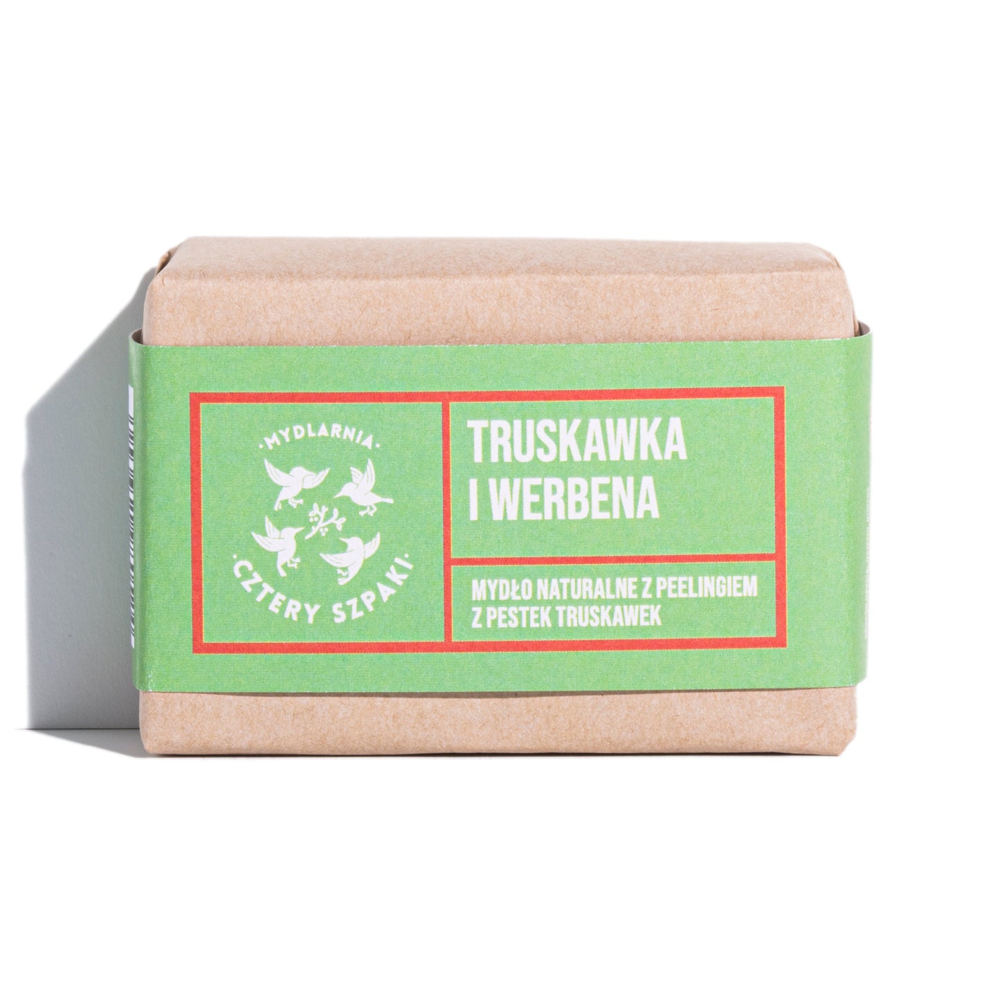 NATURALNE MYDŁO PEELINGUJĄCE TRUSKAWKA I WERBENA