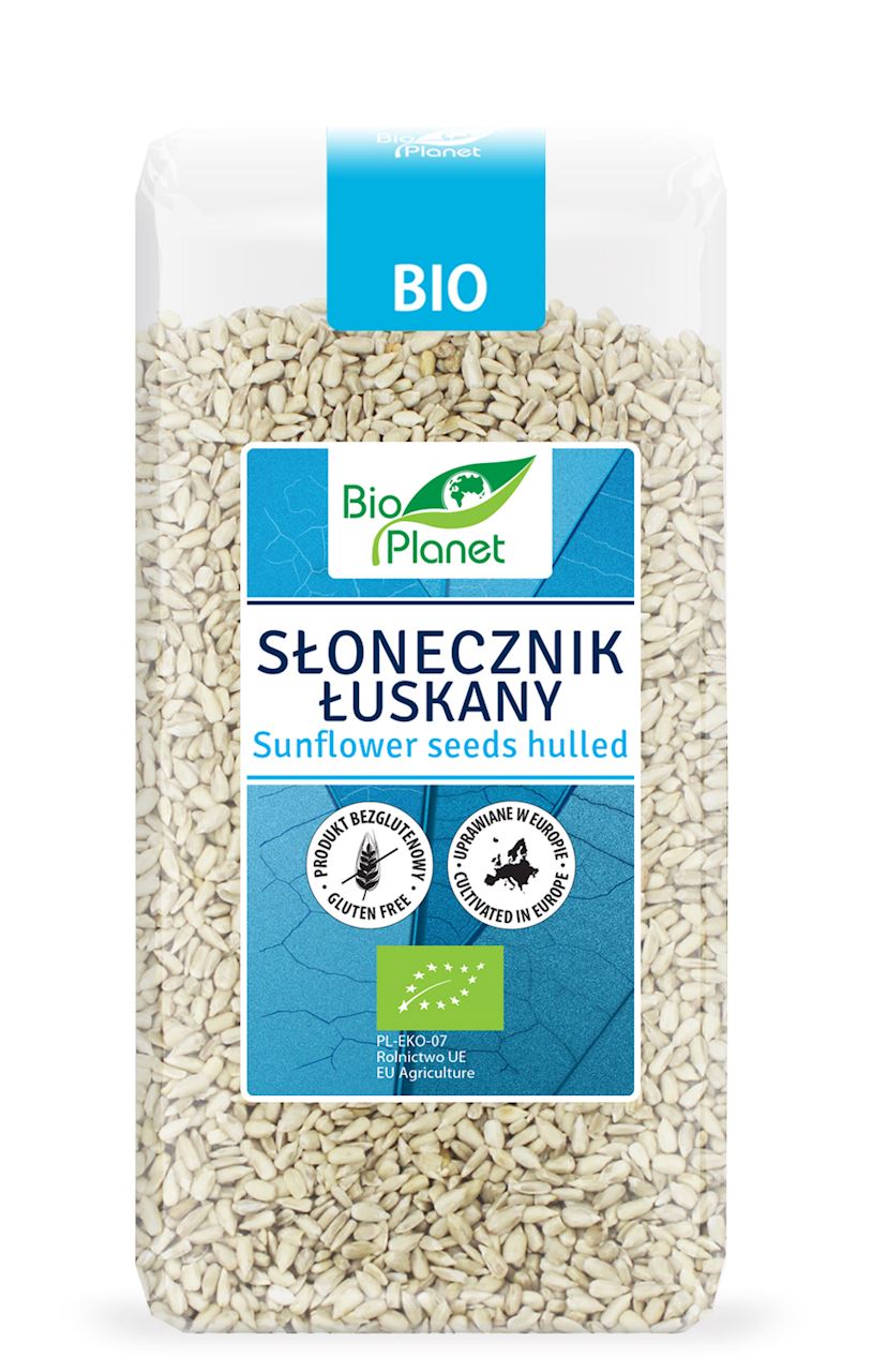 SŁONECZNIK ŁUSKANY BEZGLUTENOWY BIO 250 G - BIO PLANET