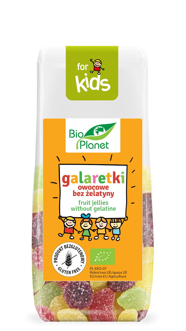 FRUIT JELLIES WITHOUT GELATINE BIO 100 g - BIO PLANET Galaretk