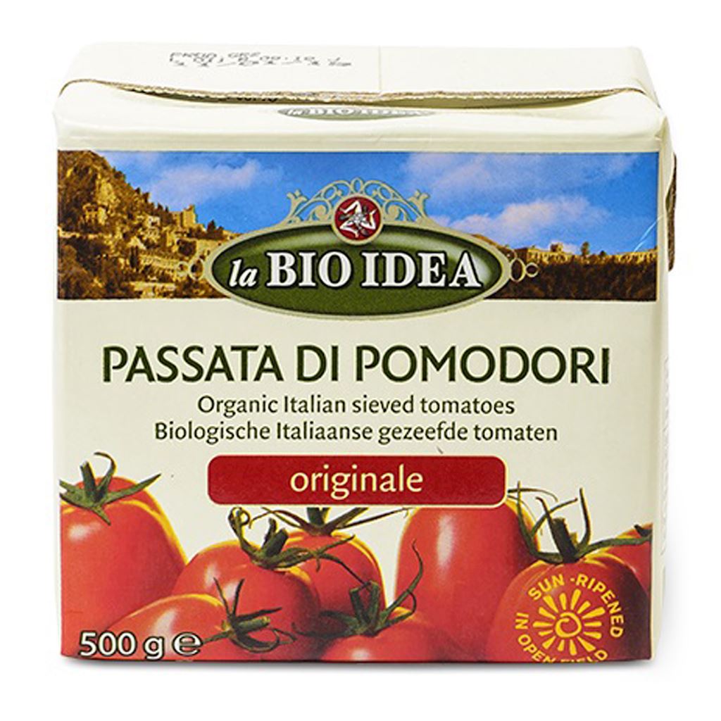 PRZECIER POMIDOROWY PASSATA BIO 500 ML (KARTON) - LA BIO IDEA