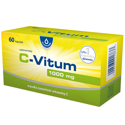 C-Vitum Witamina C 1000 mg, 60 kapsułek