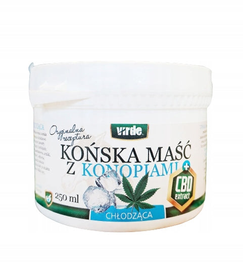 Virde Końska Maść Z Konopiami Chłodząca CBD 250 ml