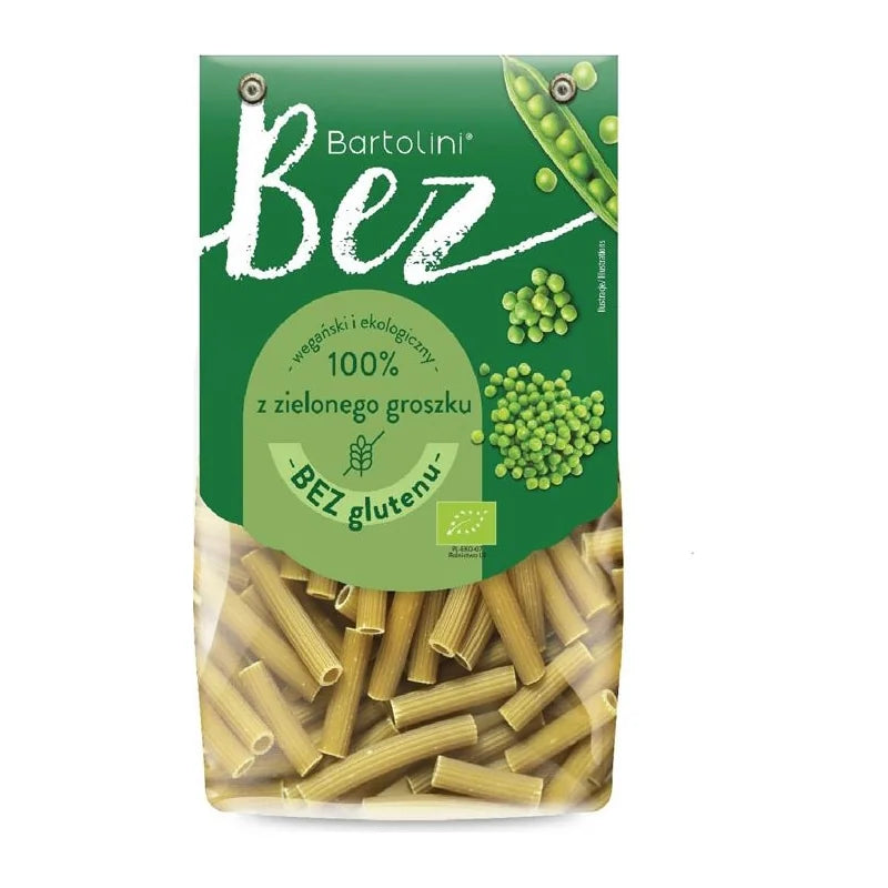 Makaron rurka z zielonego groszku bezglutenowy 250g