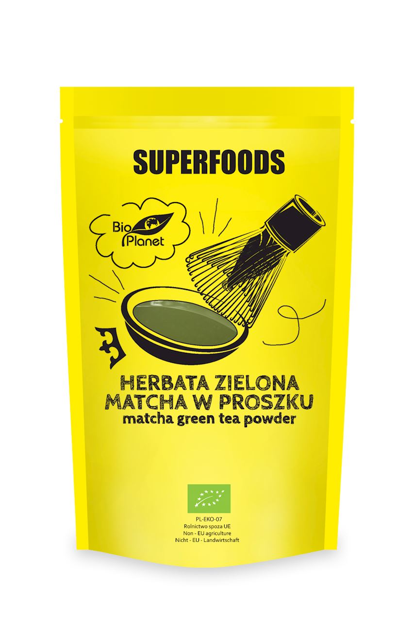 HERBATA ZIELONA MATCHA BIO 100 G - BIO PLANET