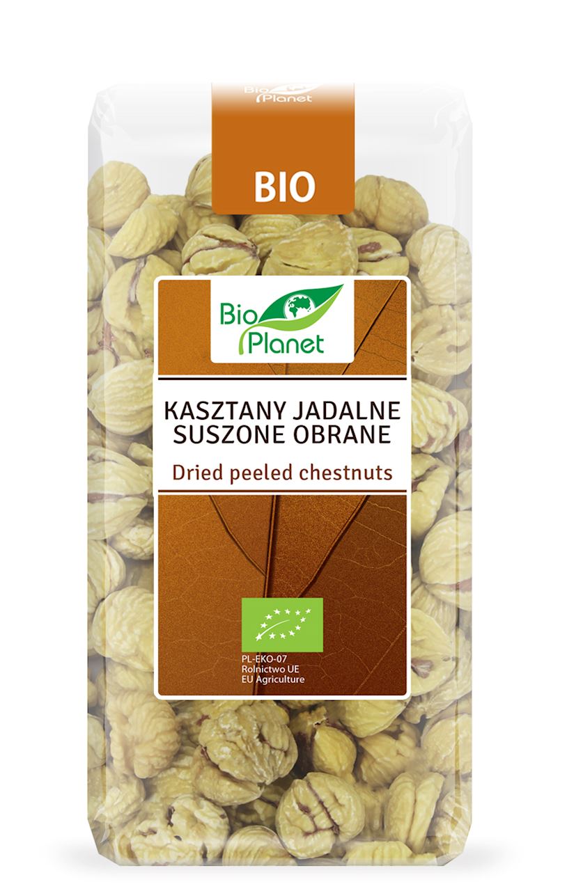 KASZTANY JADALNE SUSZONE OBRANE BIO 400 G - BIO PLANET