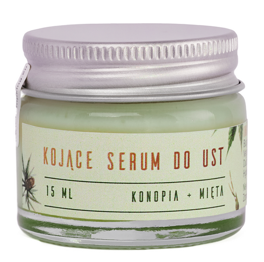 SERUM KOJĄCE DO UST Z CBD I MIĘTĄ 15 ML - HEMPKING