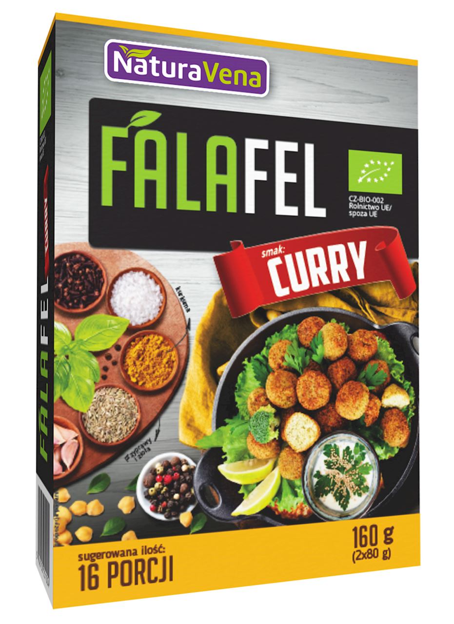 MIESZANKA NA FALAFEL CURRY BIO 160 G - NATURAVENA