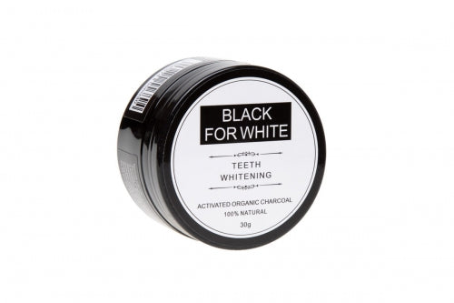 WĘGIEL AKTYWNY DO WYBIELANIA ZĘBÓW 30 G - BIOMIKA (BLACK FOR WHITE)