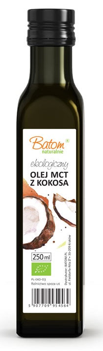 OLEJ MCT Z KOKOSA BIO 250 ML - BATOM