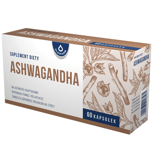 Ashwagandha, 60 kapsułek
