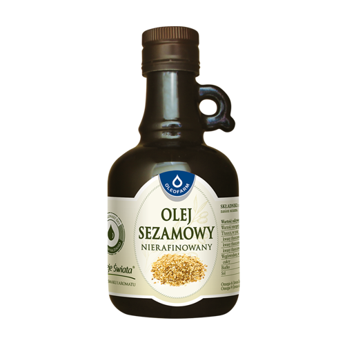 Olej sezamowy nierafinowany, 250 ml